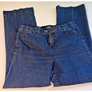 14P Womens dark blue Jean Flare leg, Style and Company 14 Petite